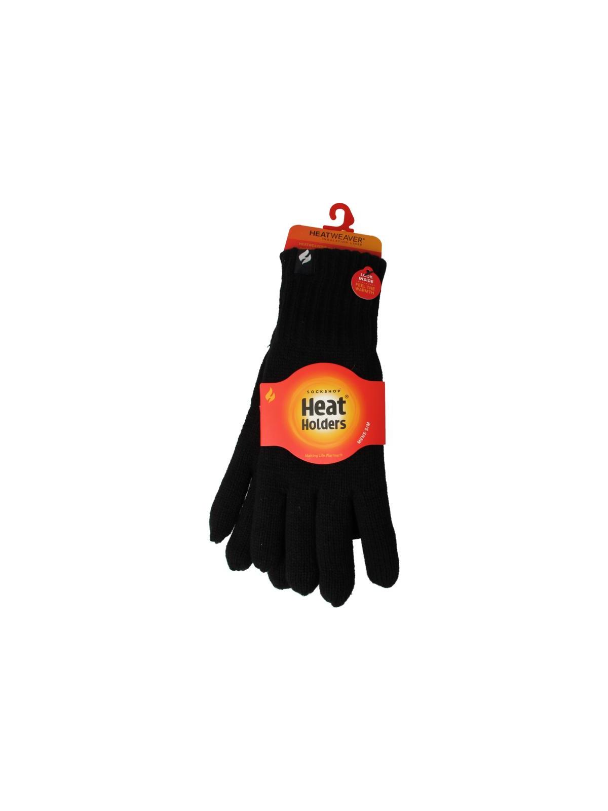 Mens cable gloves assorti maat S/M