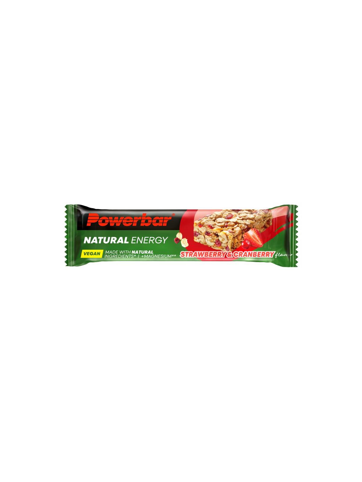 Natural energy bar strawberry cranberry