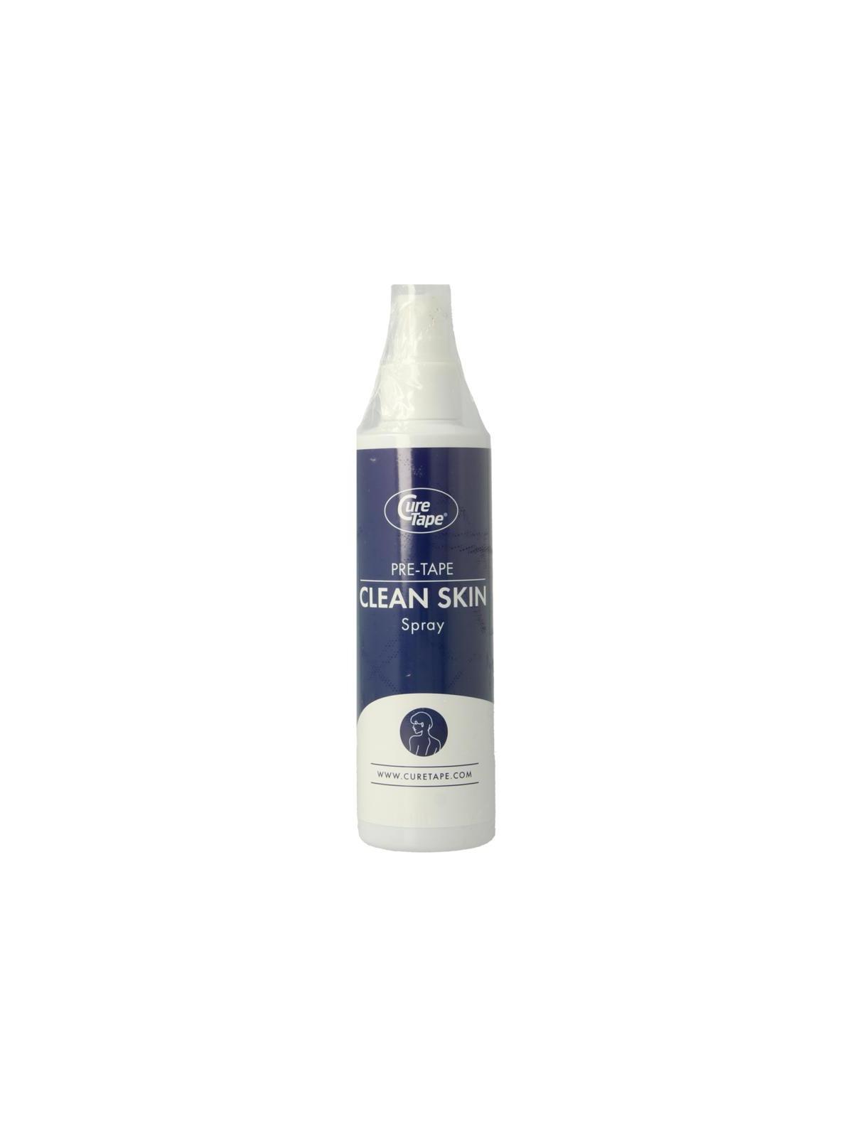 Clean skin pre-taping spray