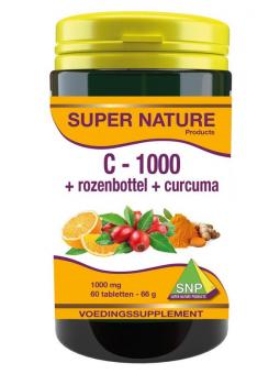 Vitamine C + rozenbottel + curcuma 1000mg