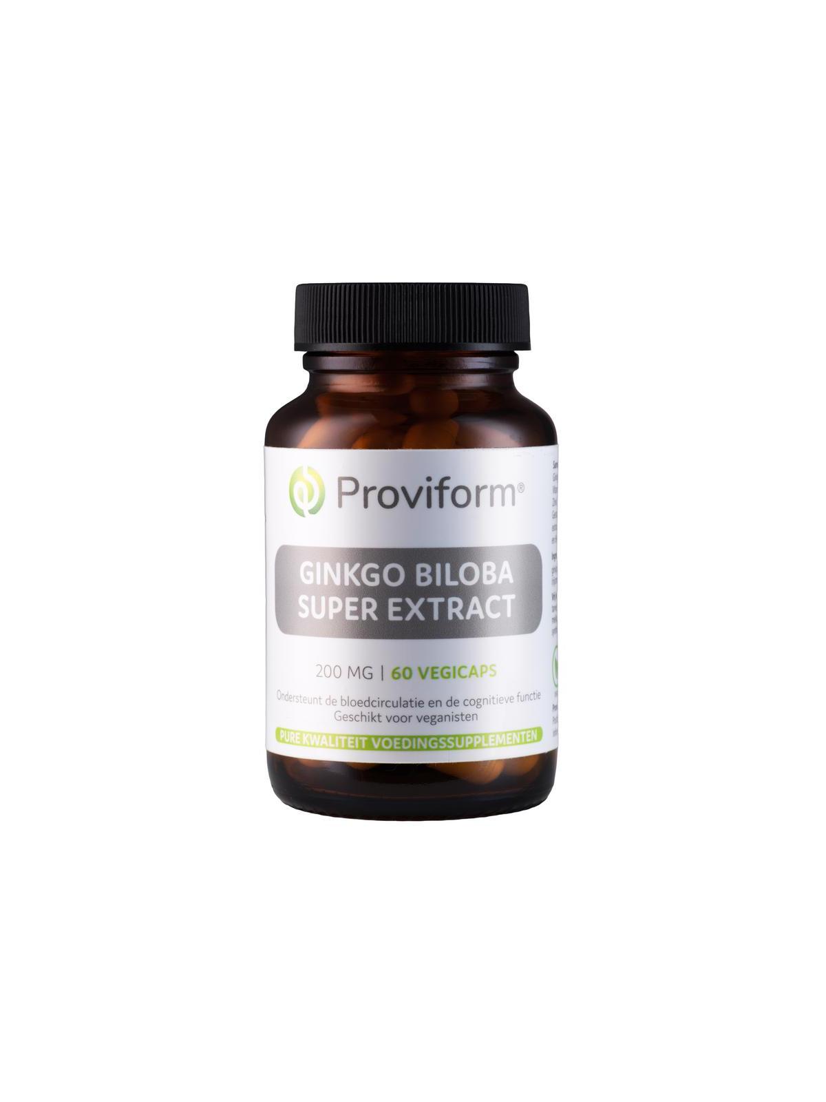 Ginkgo biloba super extract 200mg