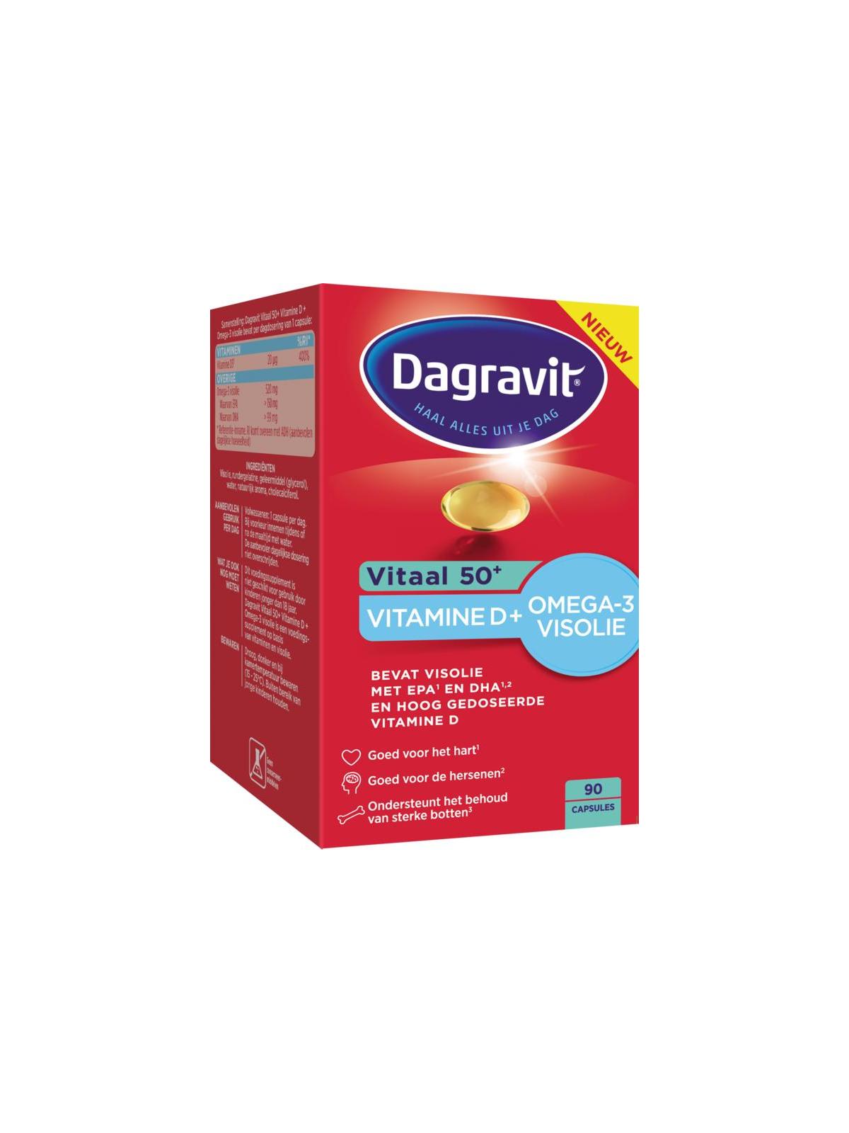 Vitaal 50+ omega/vitamine D