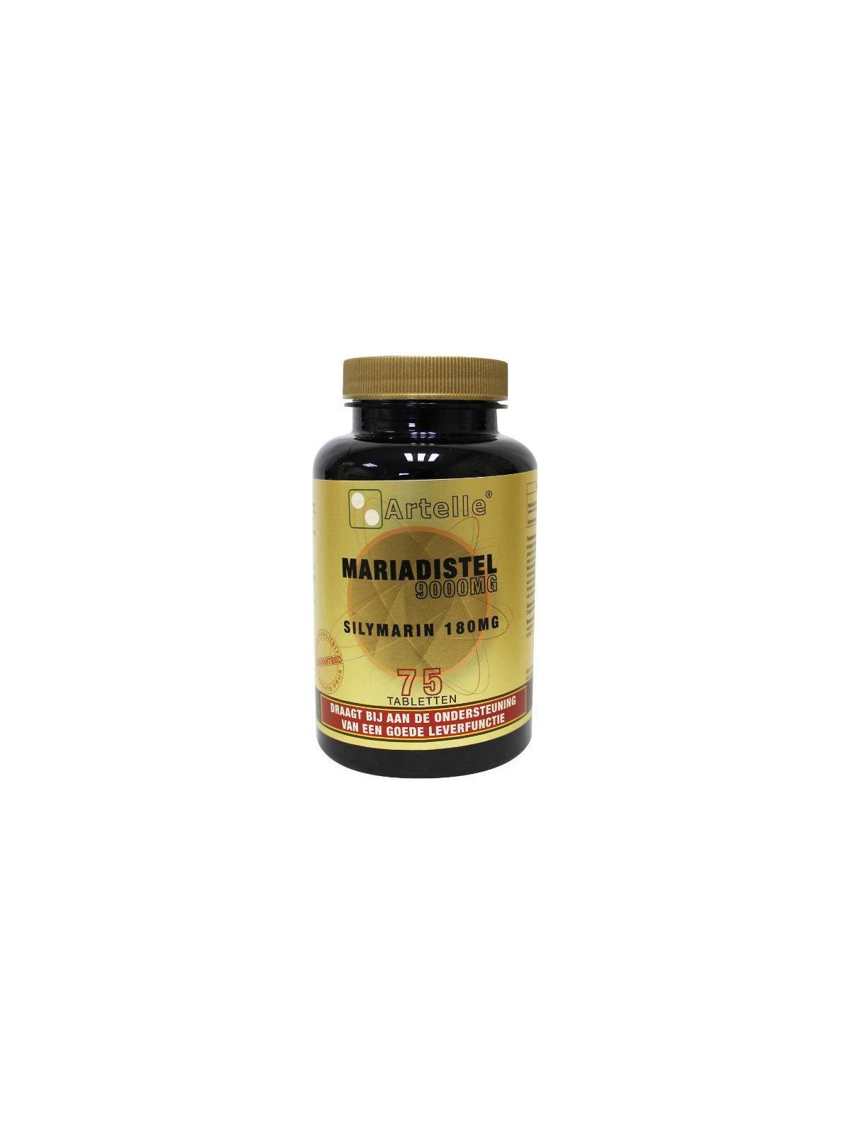 Mariadistel 9000mg silymarin 180mg