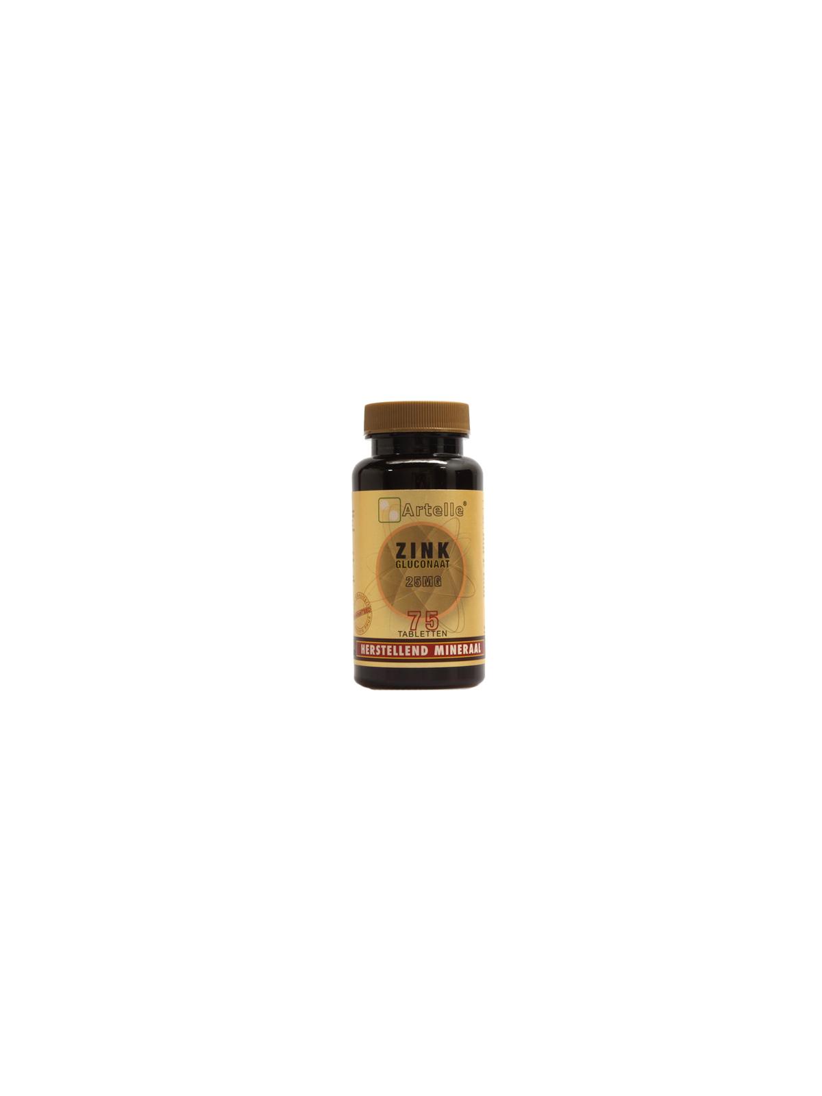 Zink gluconaat 25mg