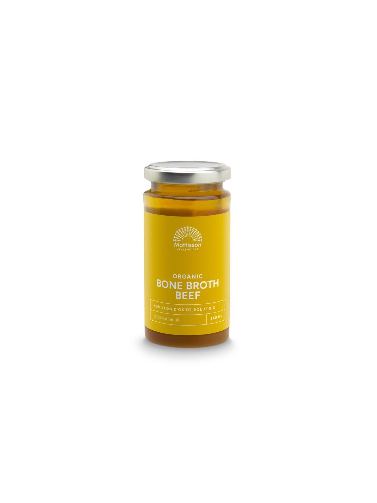 Organic beef bone broth - botten boullion rund bio
