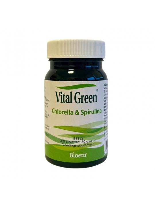 Chlorella & spirulina vital green
