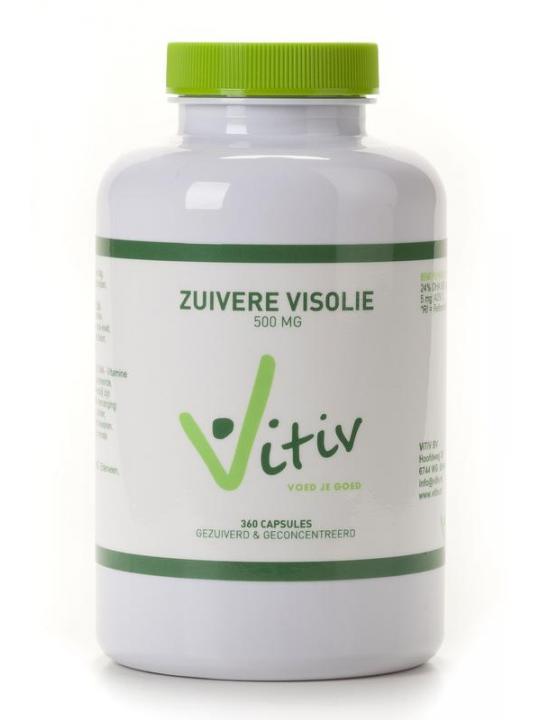 Zuivere visolie 500mg
