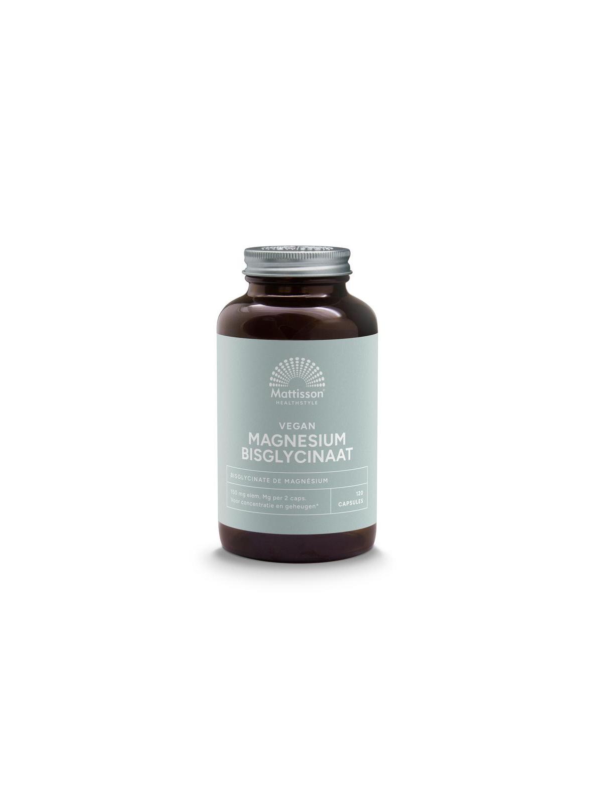 Mattisson vegan magn bislgycinaat 150mg