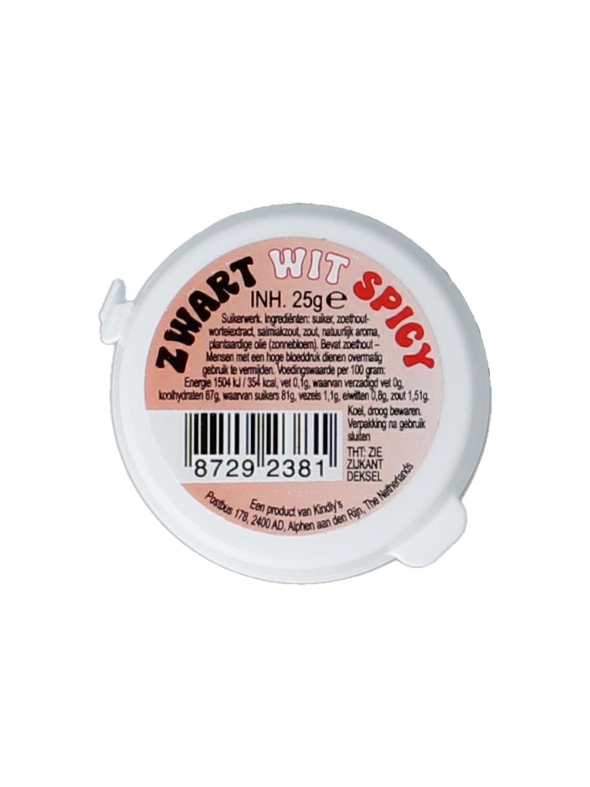 Kindly's zwart-wit spicy
