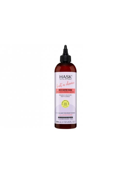Hask knot a chance rice water rinse