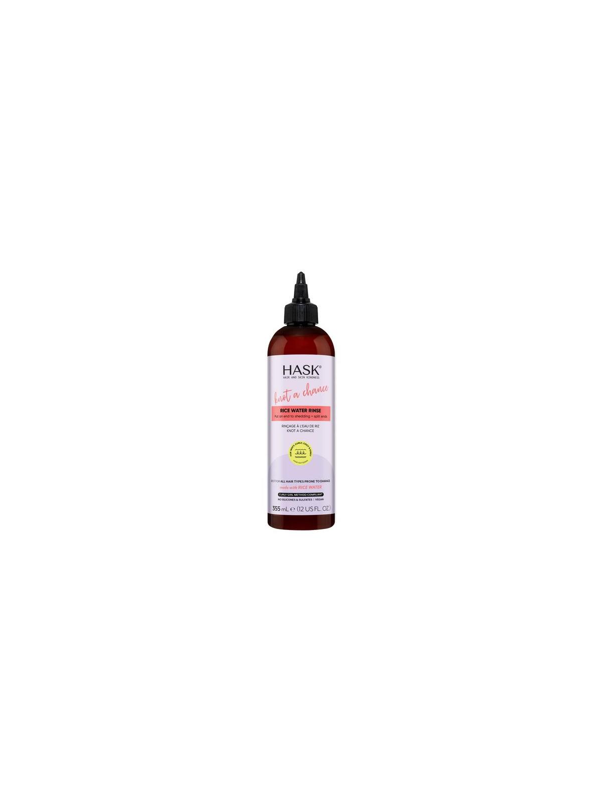 Hask knot a chance rice water rinse