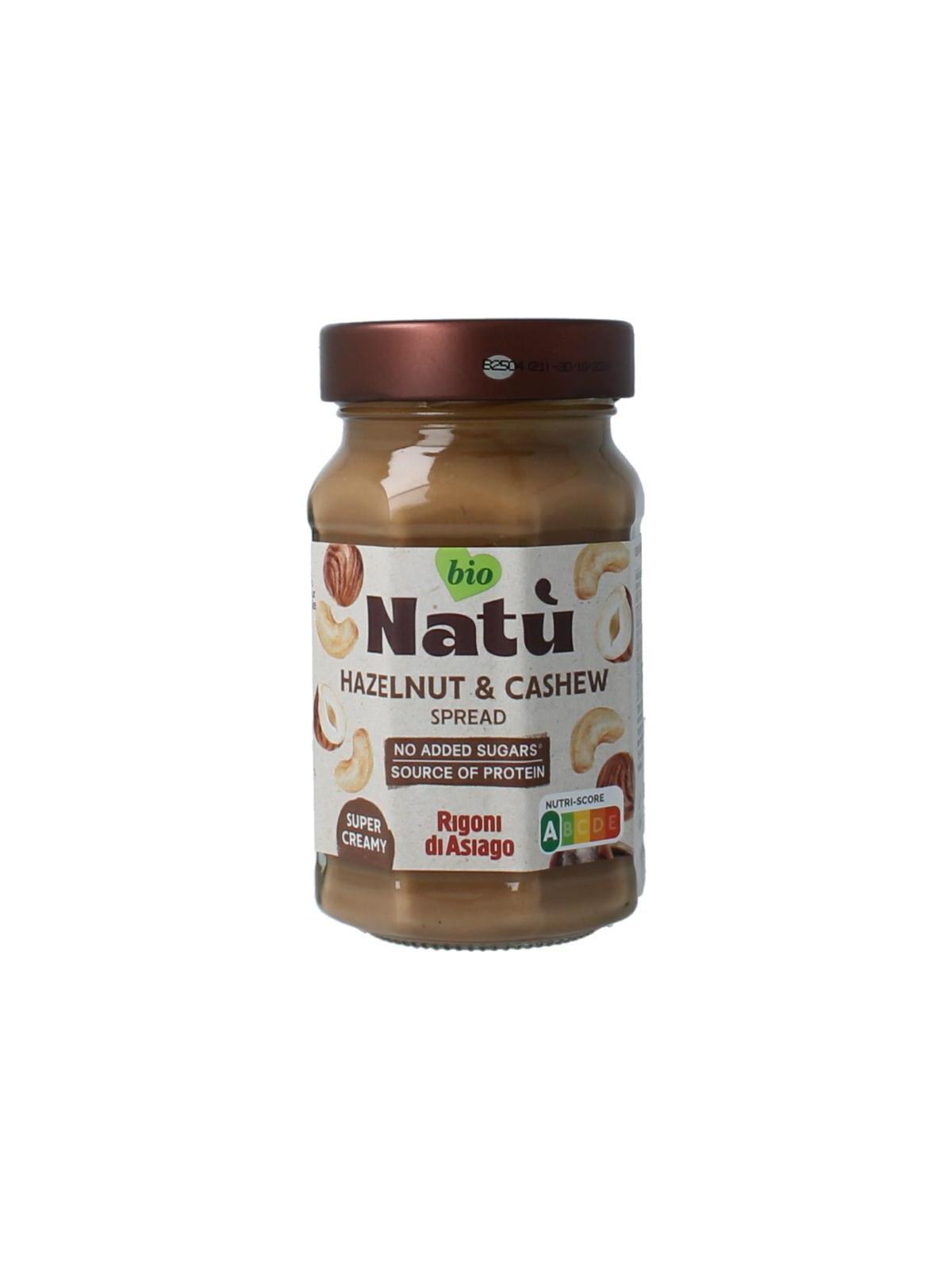 Natu hazelnoot cashewpasta bio