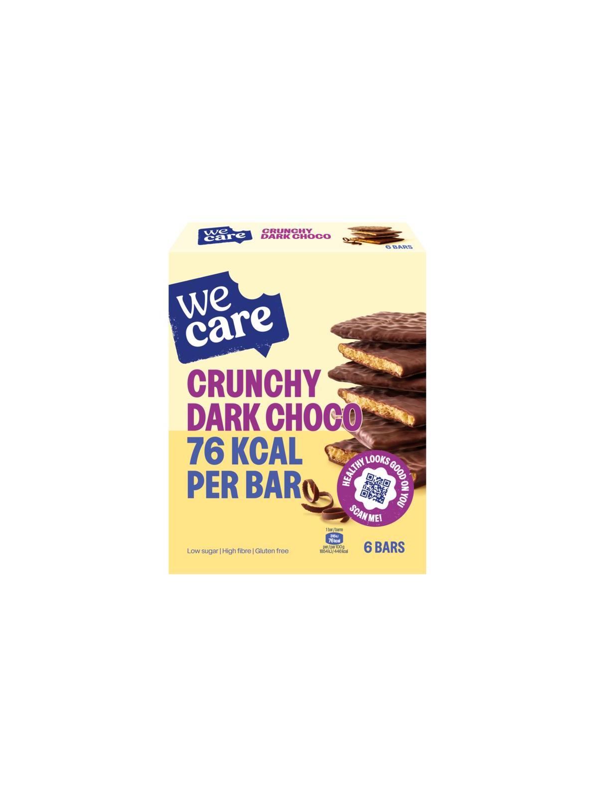 Wecare Bars crunchy dark choco