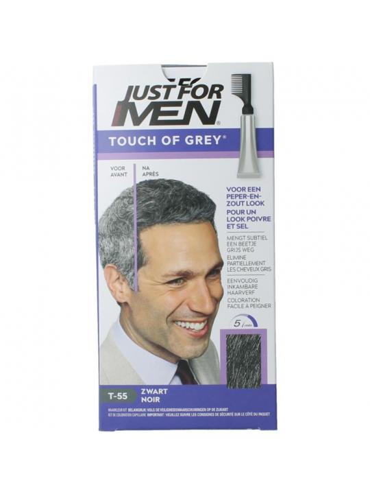 Just For Men touch of grey t-55 zwart