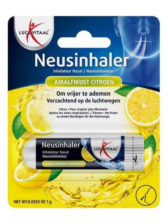 Lucovitaal neusinhaler amalfik citroen