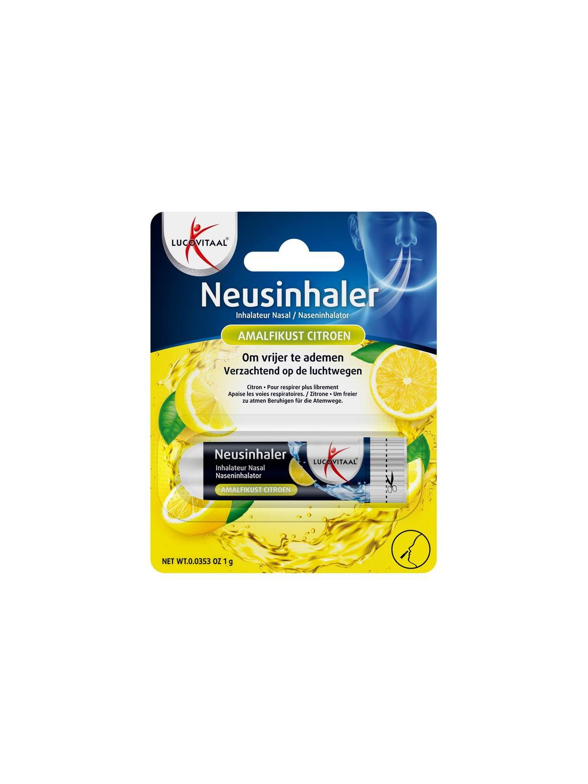 Lucovitaal neusinhaler amalfik citroen