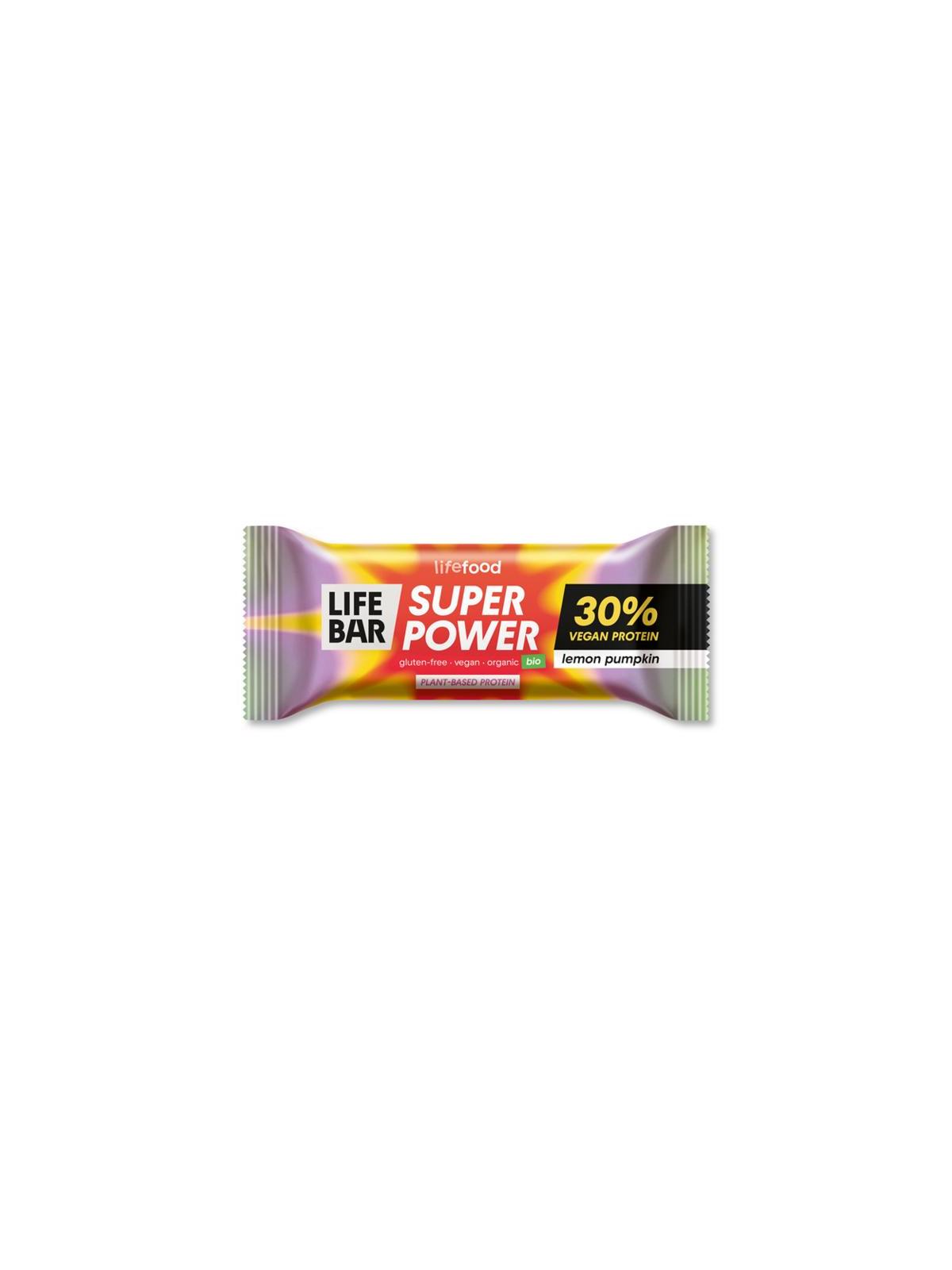 Lifefood Lifebar lemon pumpkin bio