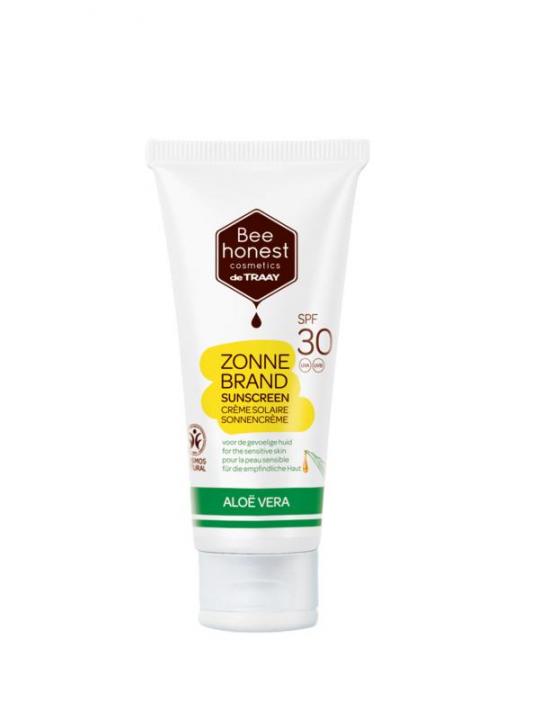 Traay Bee Honest Zonnebrand aloe & honing SPF30
