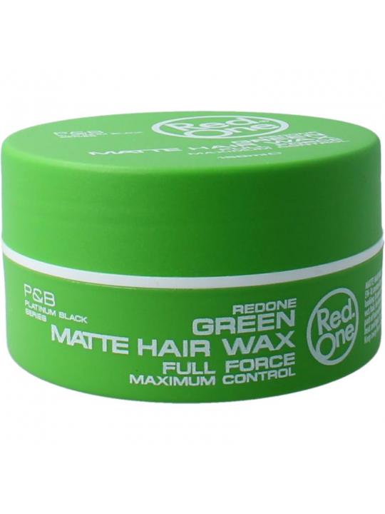 Haarwax green matte wax