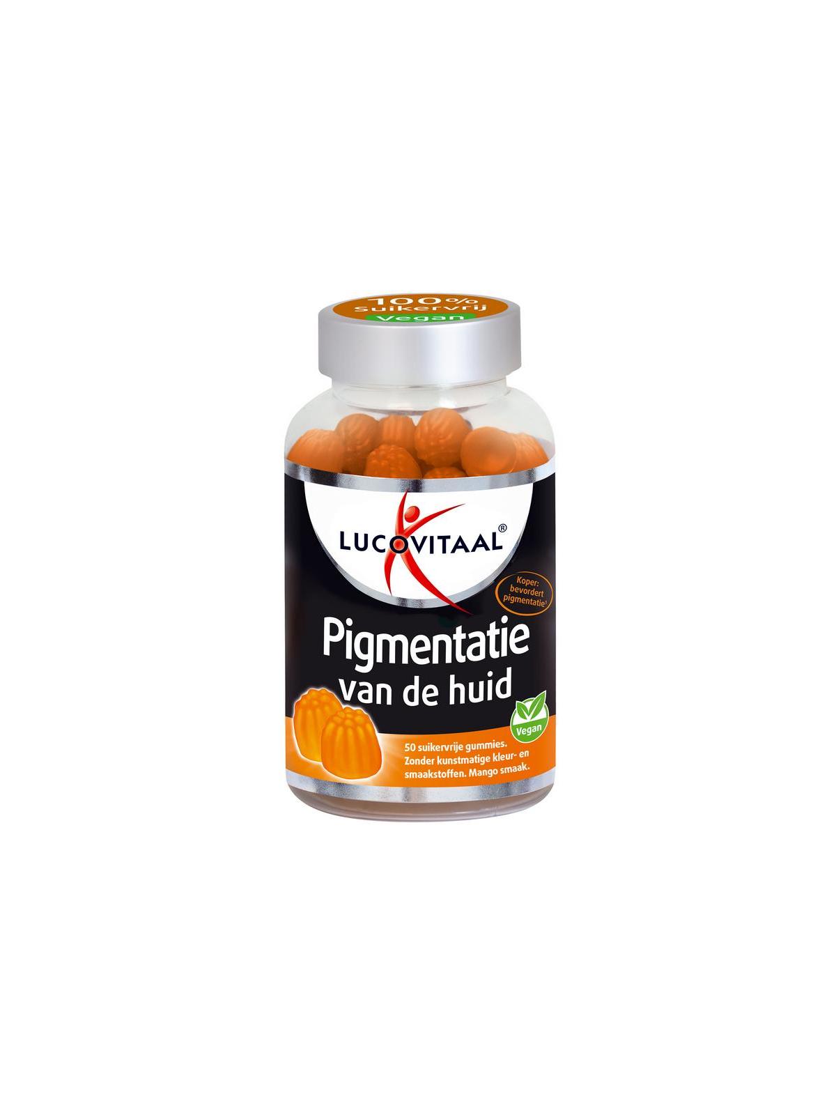 Lucovitaal pigmentatie vd huid gummies