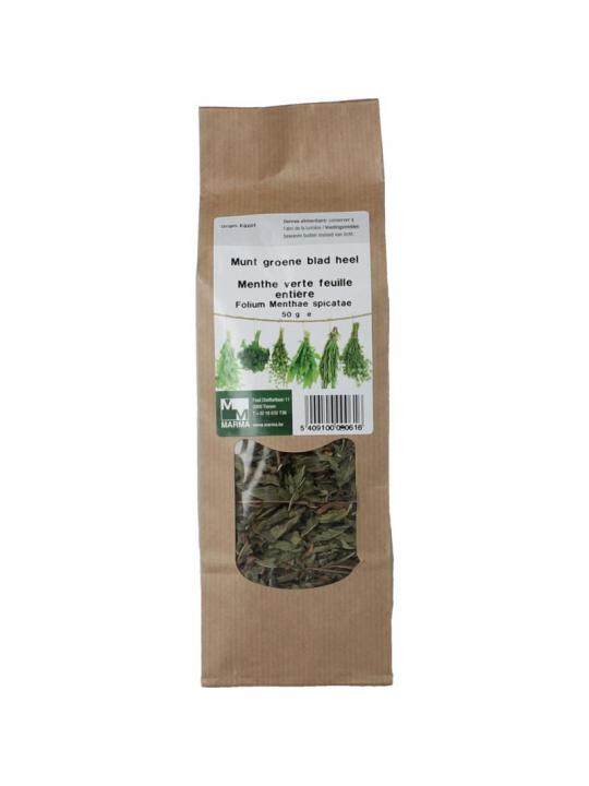 Marma Munt groene blad heel