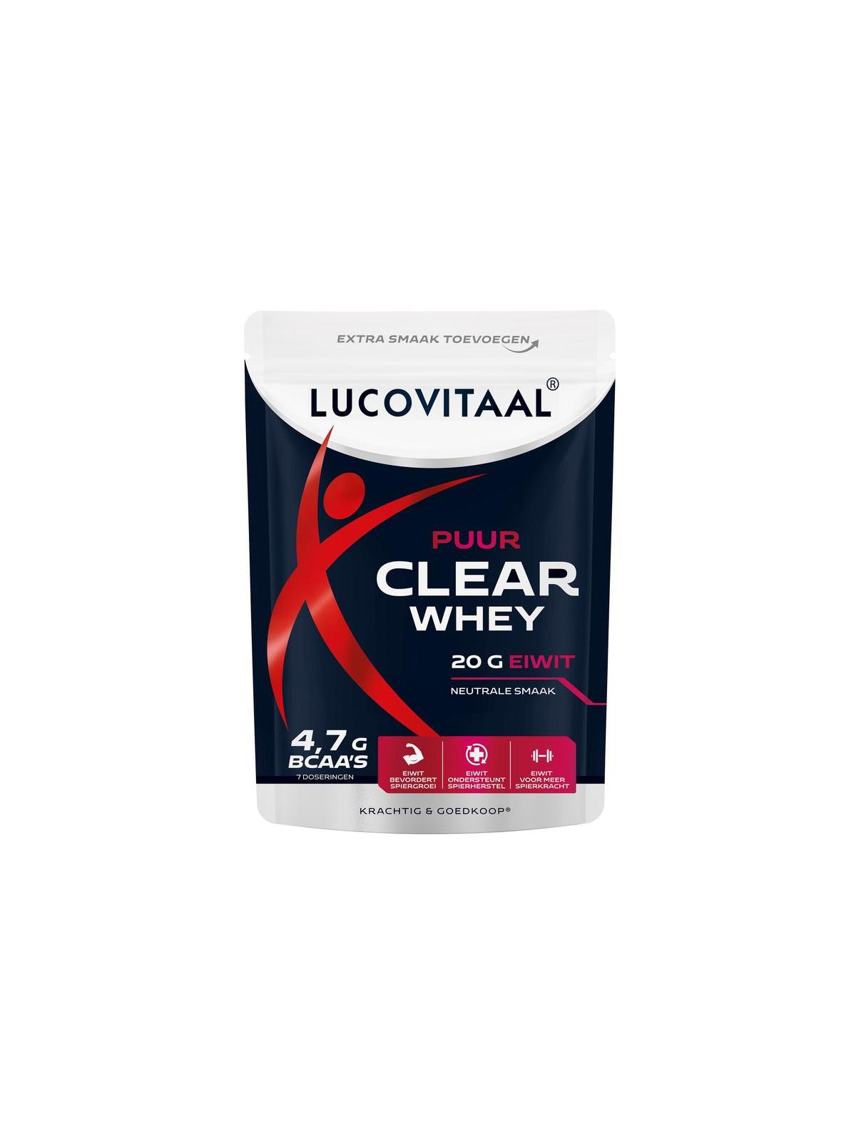 Lucovitaal clear whey poeder puur