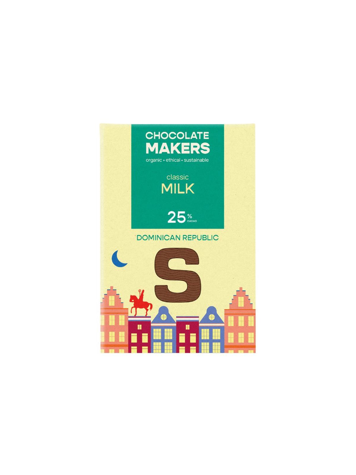 Chocolatemakers choc mak sintletter m 25% bio