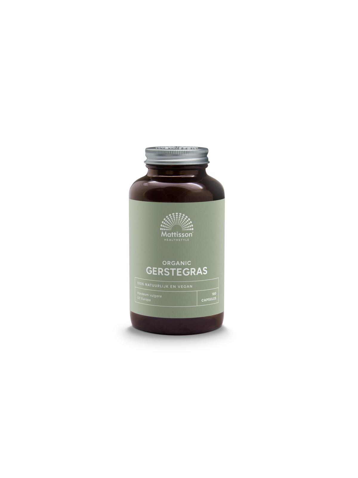 Mattisson organic gerstegras 400mg bio