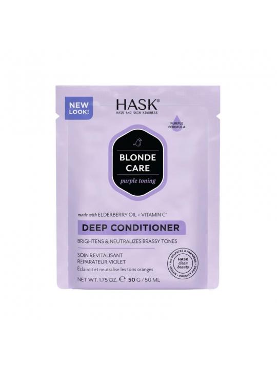 Hask blonde care purple deep condit