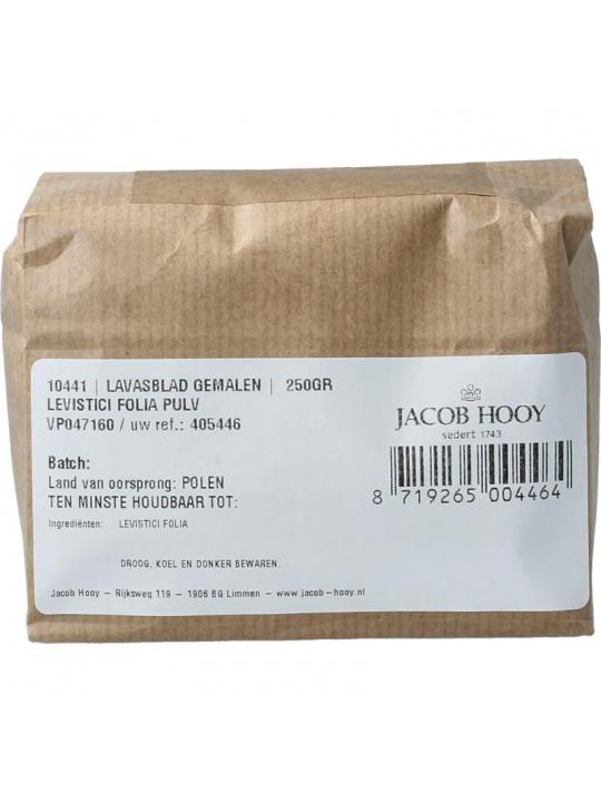 Jacob Hooy lavasblad gemalen