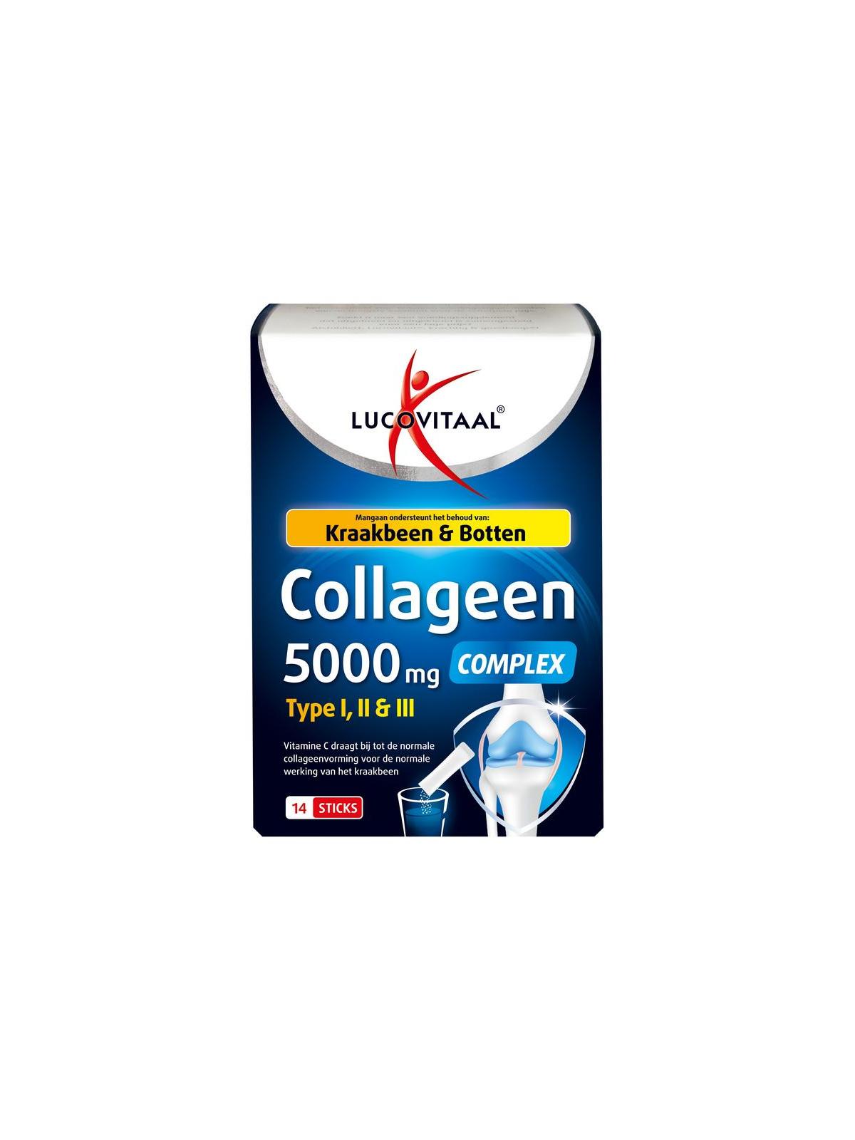 Lucovitaal collageen compl 5000mg sticks