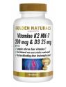 Vitamine K2 MK-7 200mcg & D3 25mcg