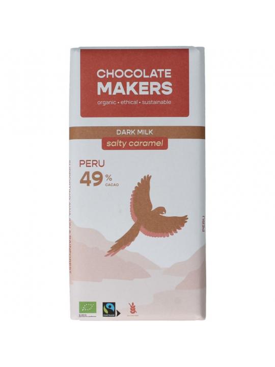 Chocolatemakers Fairtrade salty caramel 49% bio