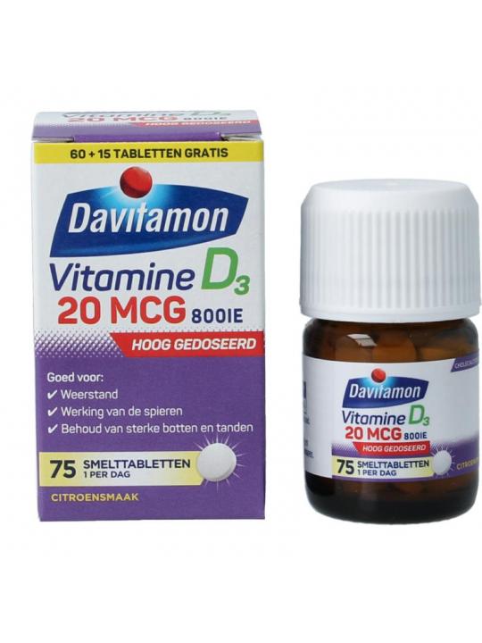 Davitamon Davitamon d 20mg smelttabl