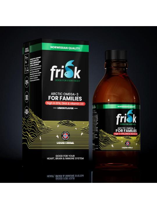 Frisk omega 3 for families lemon