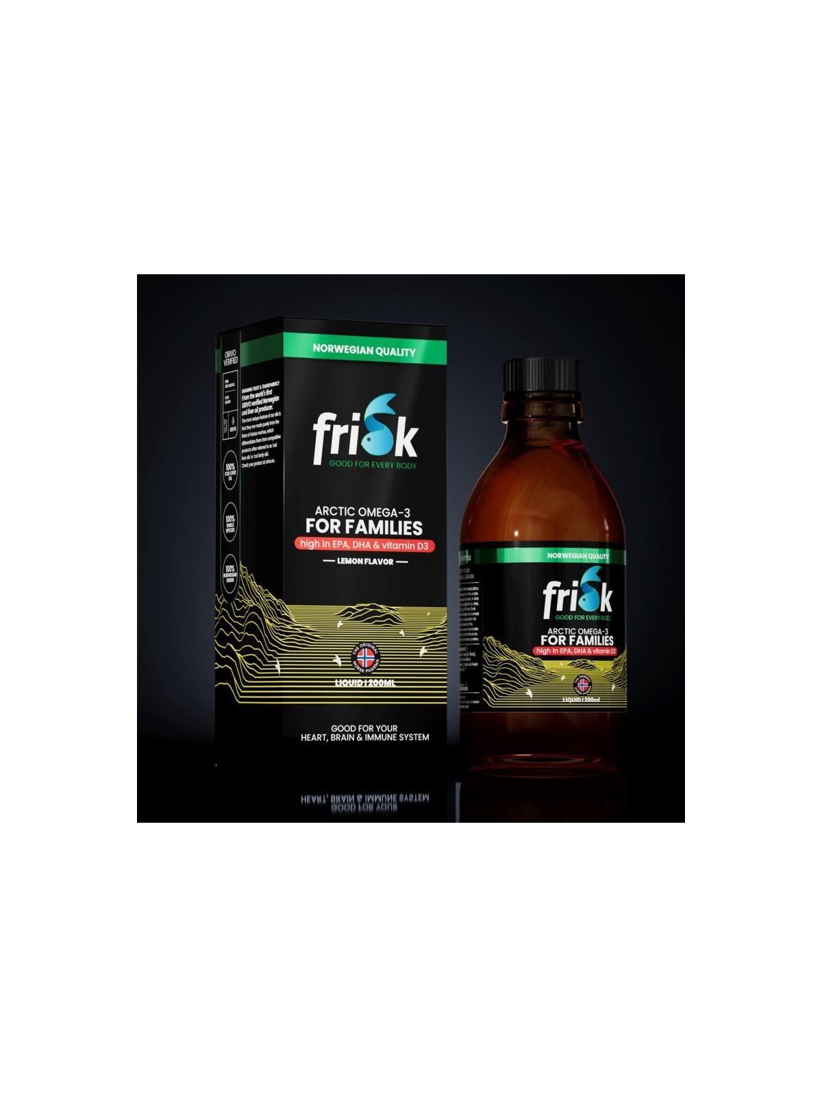 Frisk omega 3 for families lemon