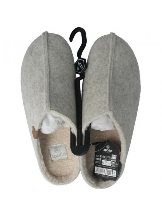 Apollo zweedse slof grijs 39/40 dames