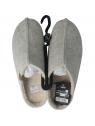 Apollo zweedse slof grijs 39/40 dames