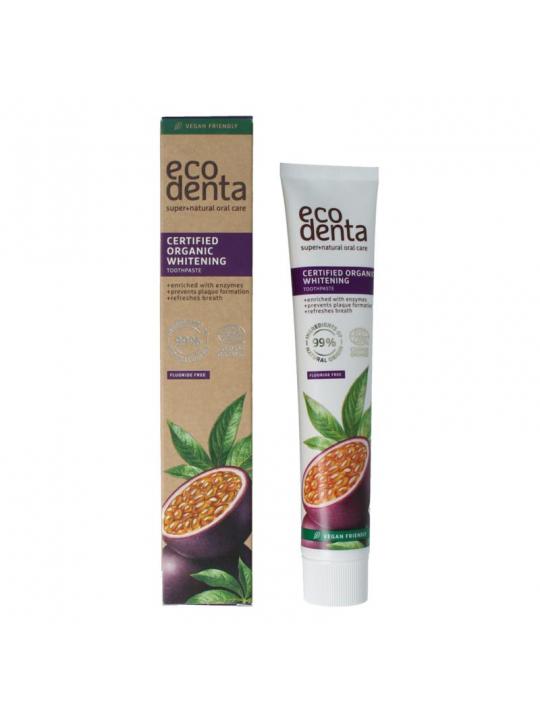 Ecodenta tandpasta white passievr bio