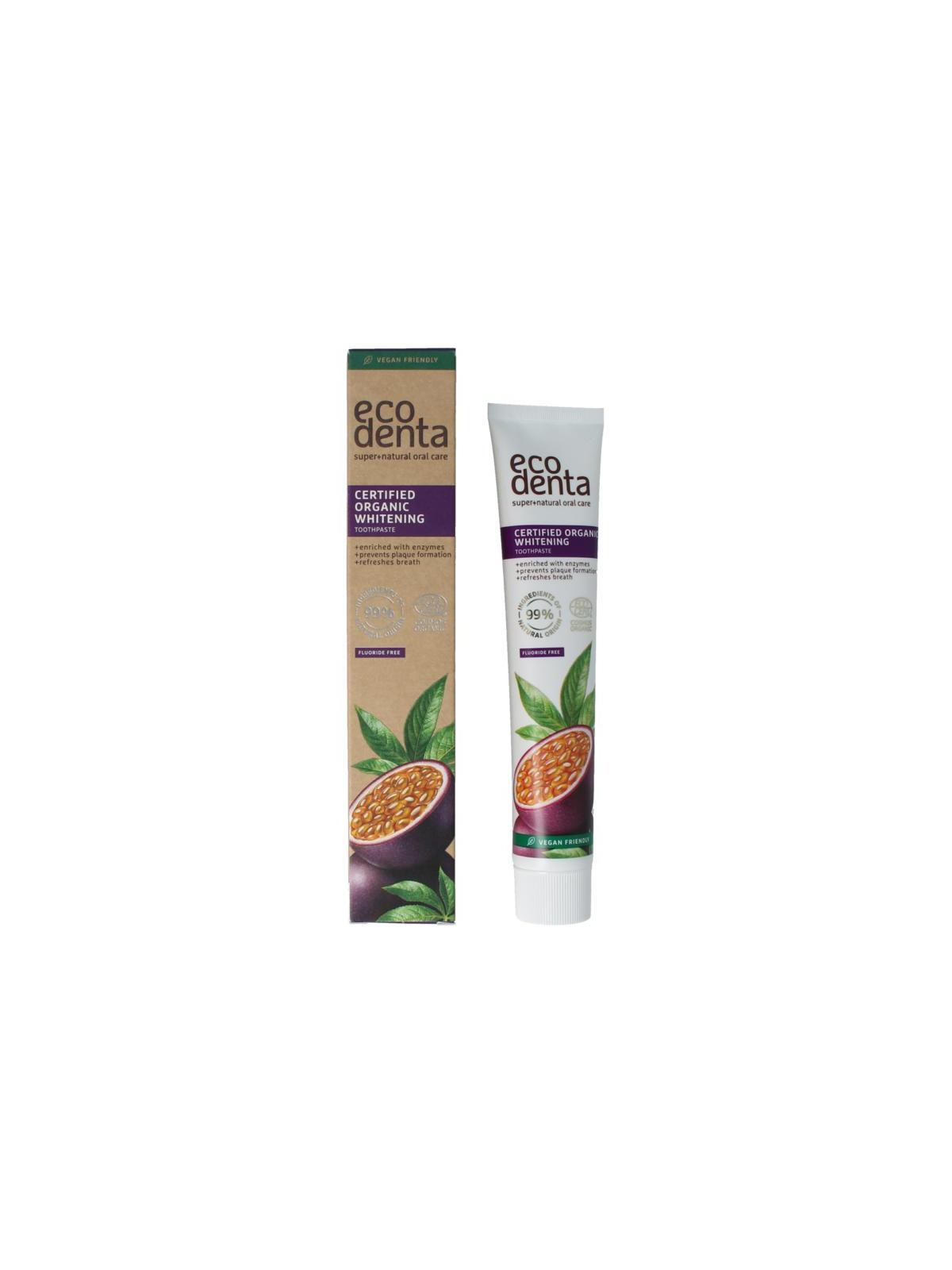Ecodenta tandpasta white passievr bio