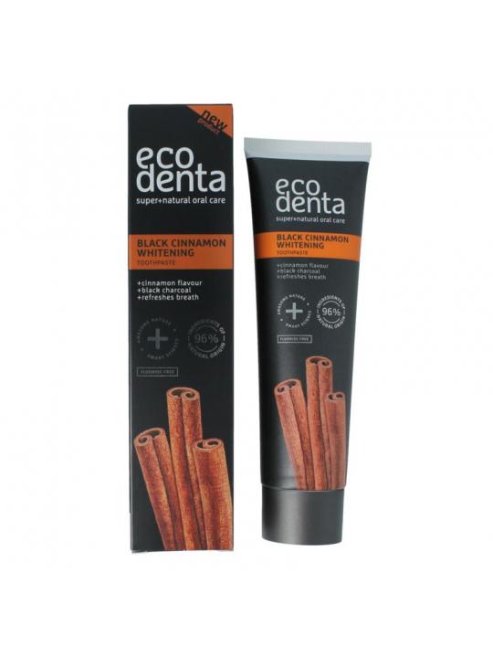 Ecodenta Tandpastas whitening kaneel black line