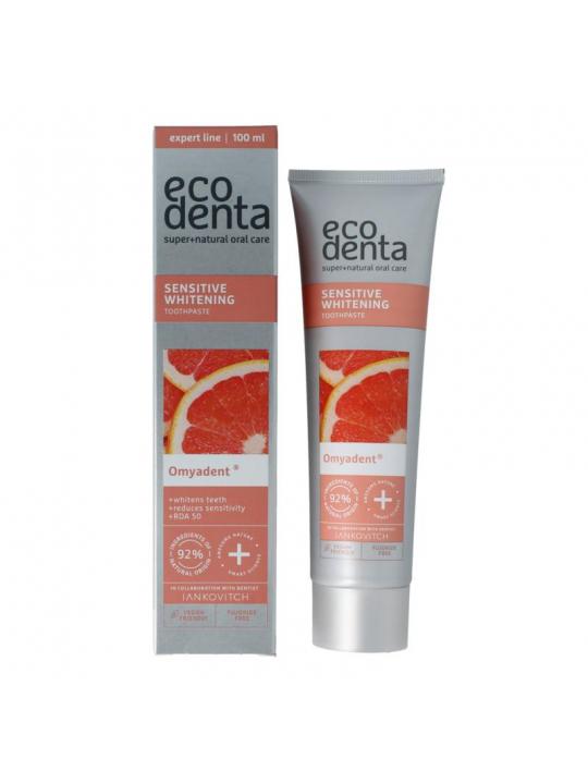 Ecodenta Tandpasta sensitive whitening expert line