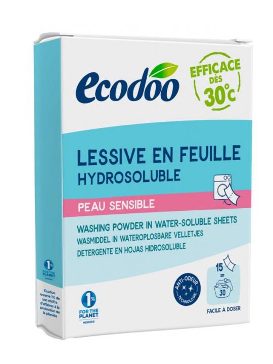 Ecodoo wasstrips laudry sheets gv bio