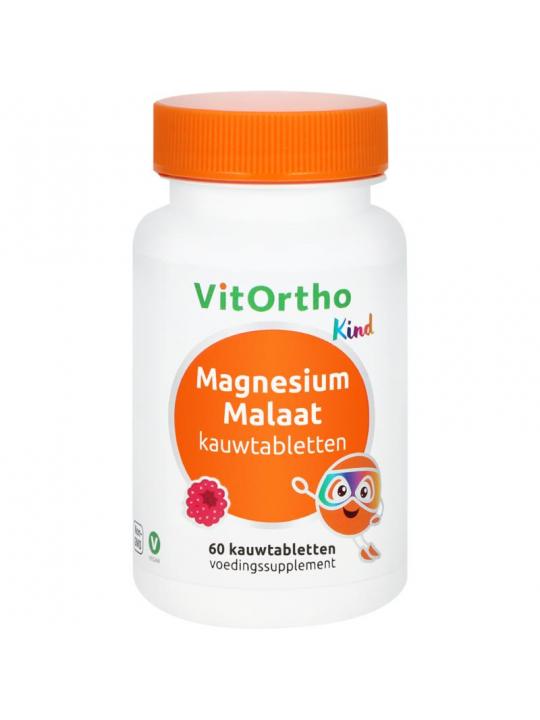 Vitortho magnesium malaat kauwtblt kind