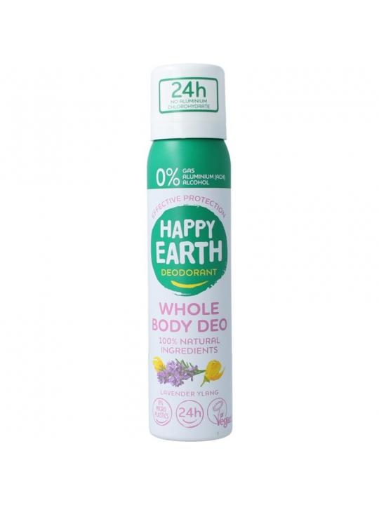 Happy Earth body deo spray lavender ylang