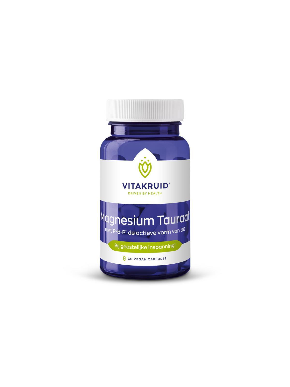 Vitakruid magnesium tauraat met vitamine