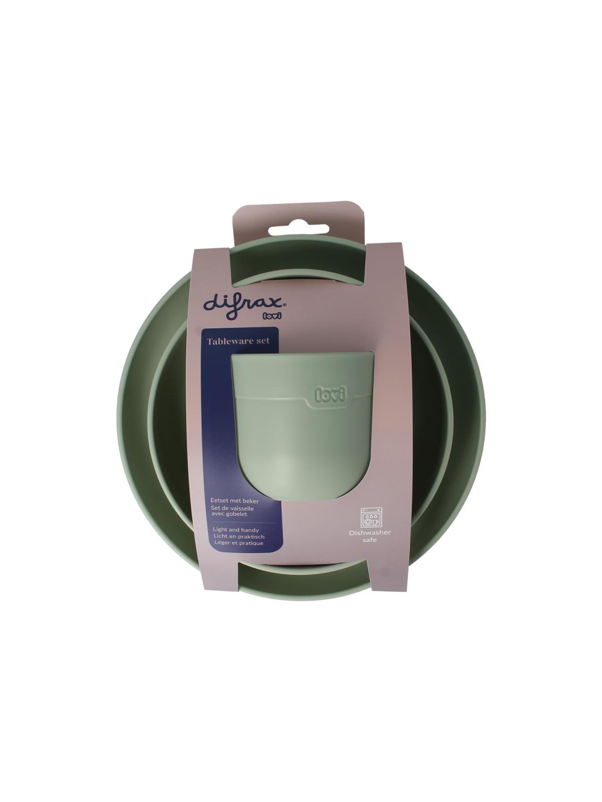 Lovi eetset met beker pistachio