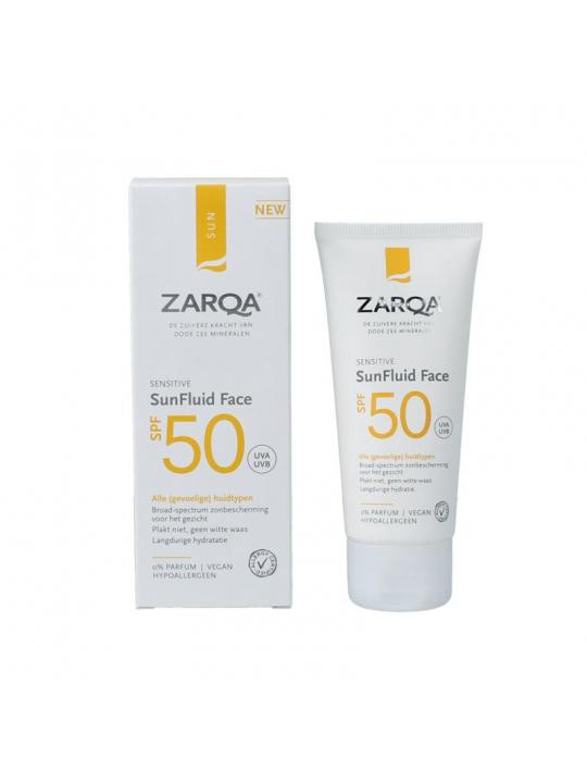 Zarqa Zarqa sunfluid spf50 sensitive
