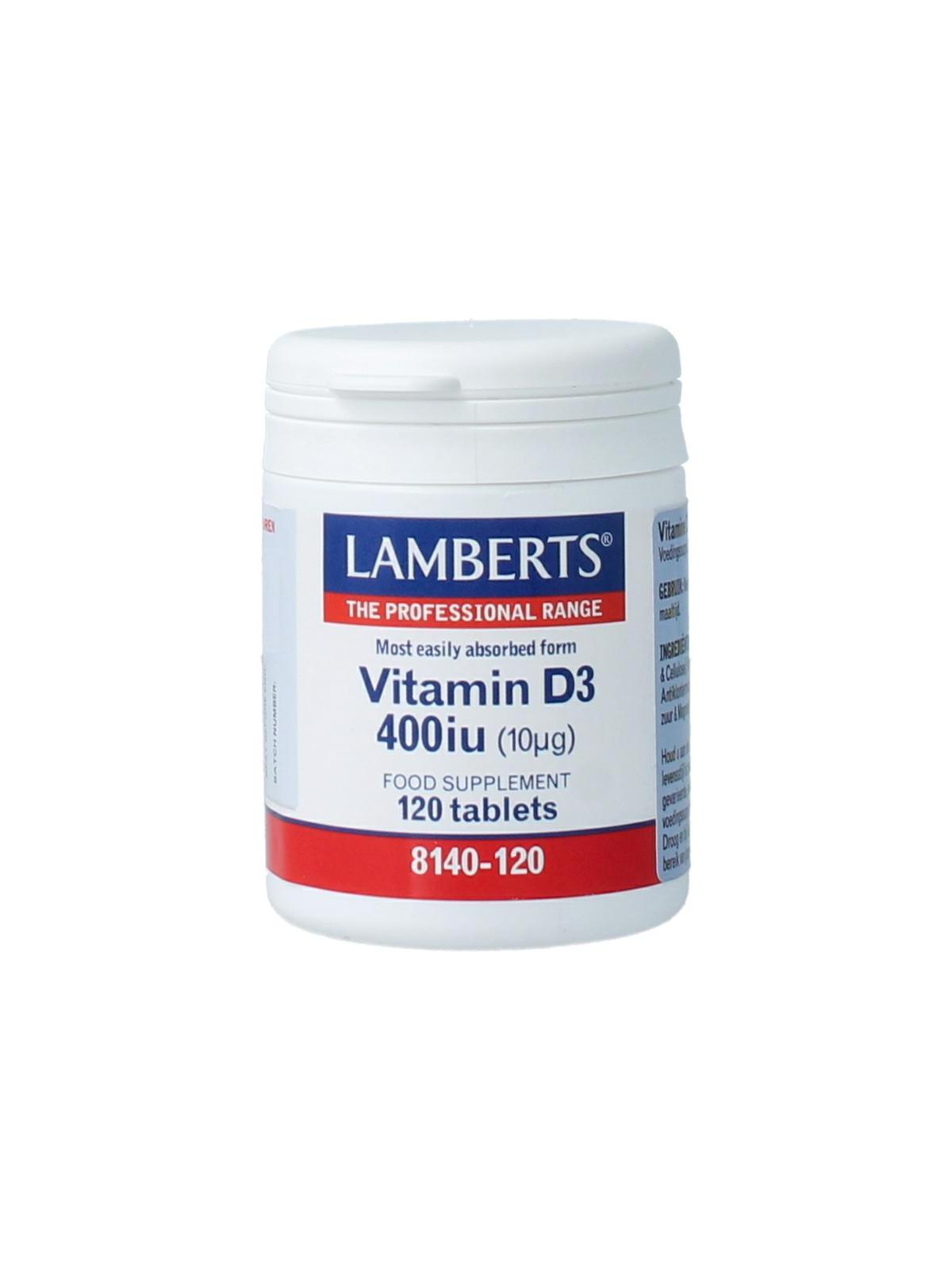 Lamberts VITAMINE D 400IU