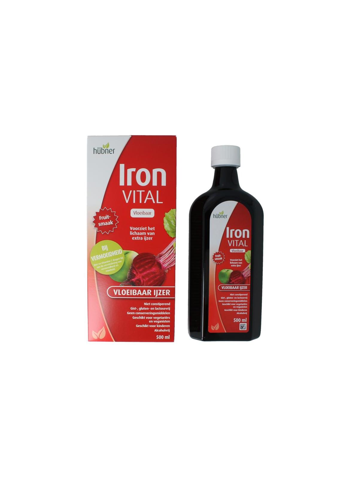 Hubner iron vital vloeibaar ijzer xl